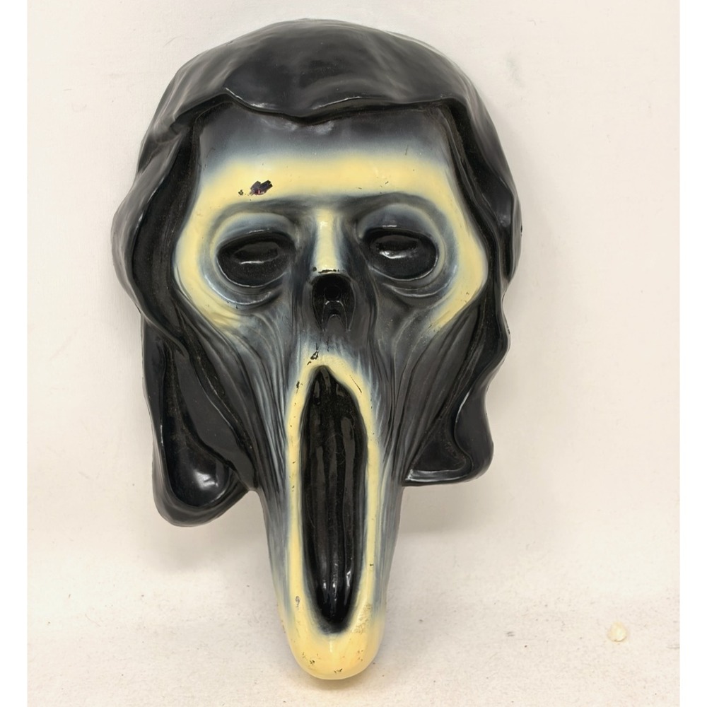 Paper Magic VTG 1996 Ghost Face Screamer Motion Activated Halloween Wall Plaque